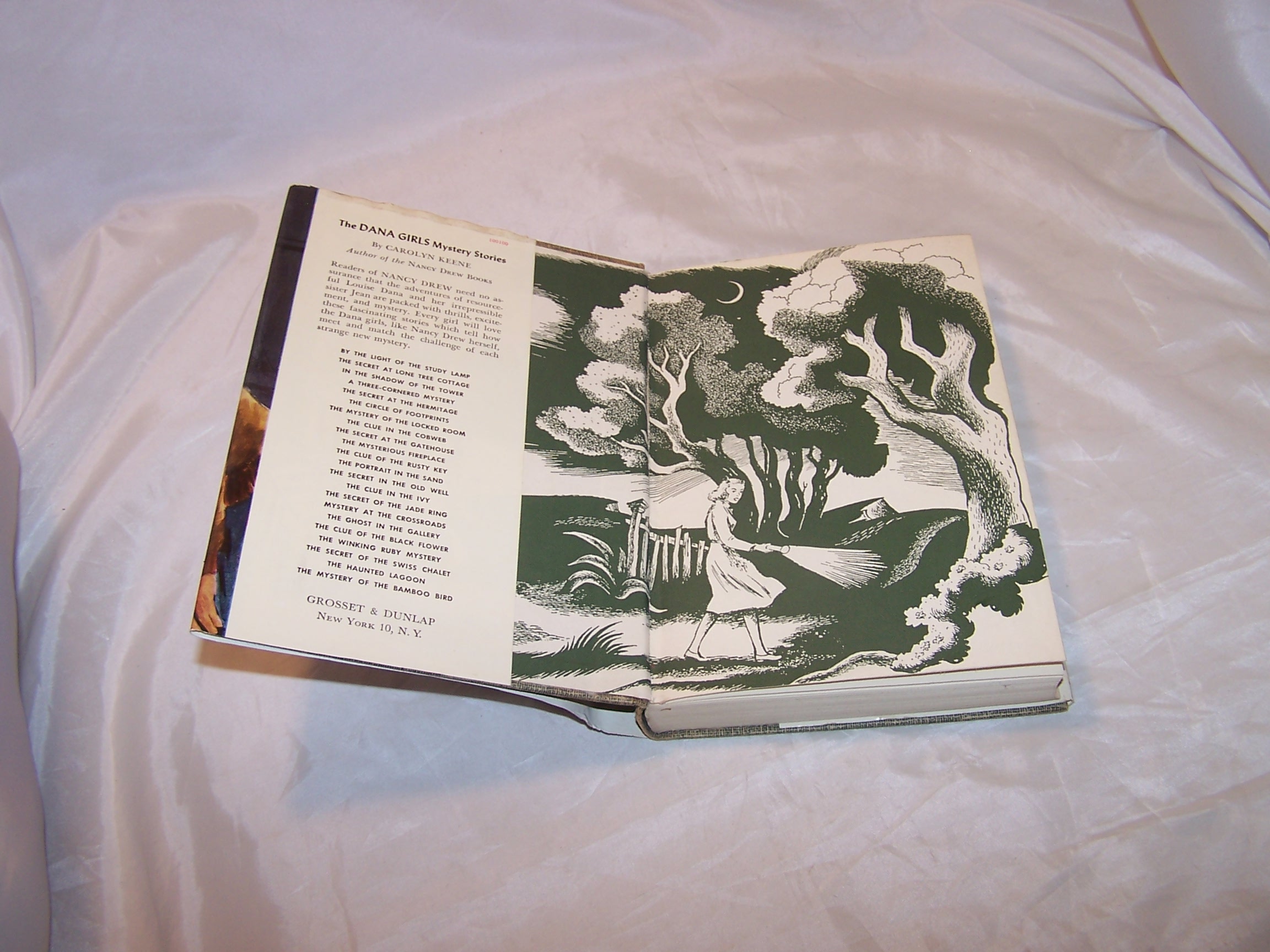 Image 1 of Dana Girls The Clue in the Cobweb, Carolyn Keene, w Dust Jacket