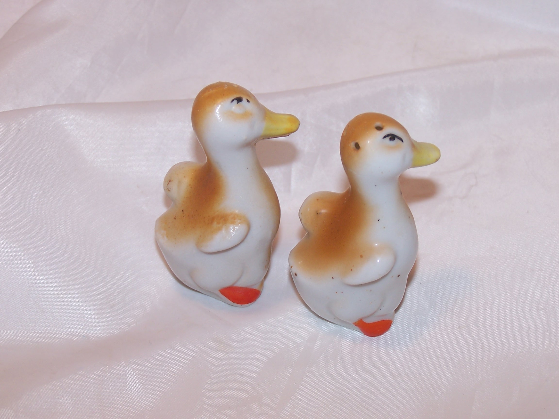 Image 3 of Duck Salt and Pepper Shakers, Little Brown Ducks, Japan