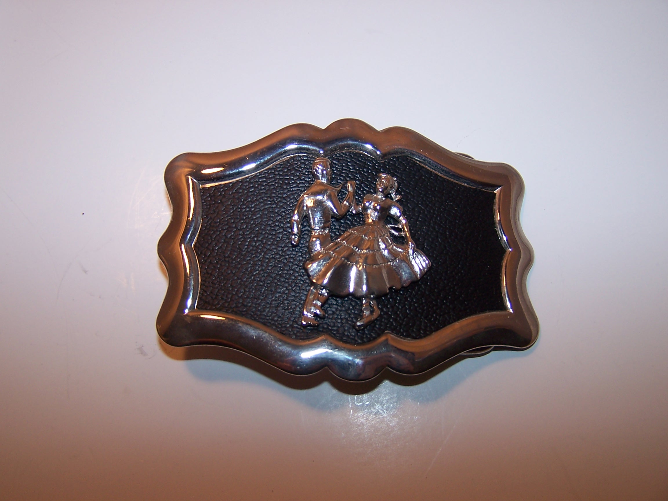 Square Dance Belt Buckle