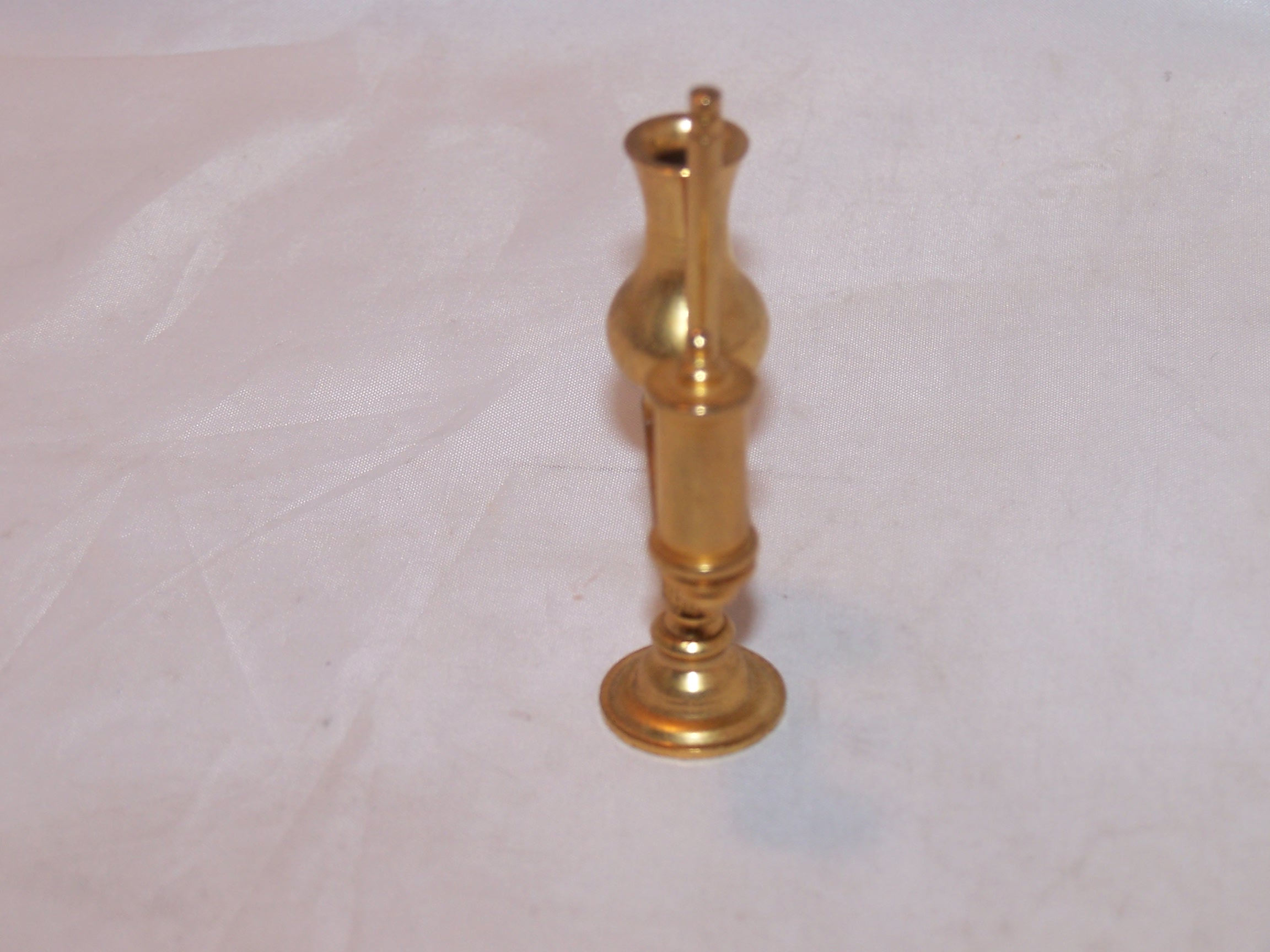 Image 1 of Dollhouse Brass Lamp, Miniature Lamp