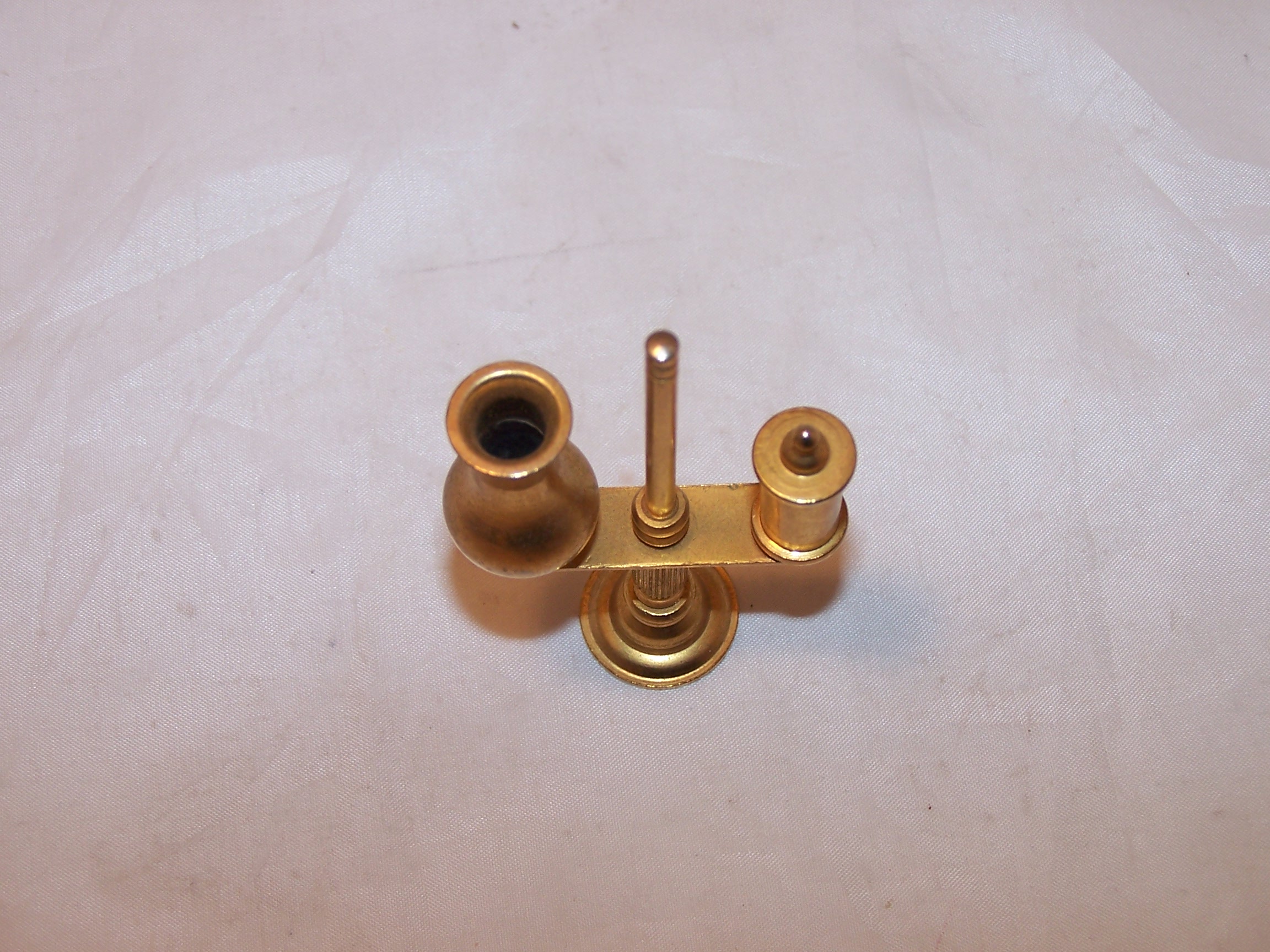 Image 4 of Dollhouse Brass Lamp, Miniature Lamp