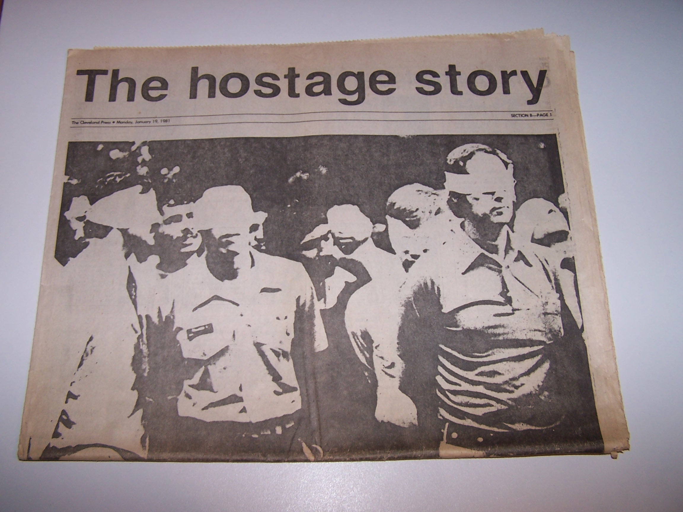 Iranian Hostage 1981 Newspaper