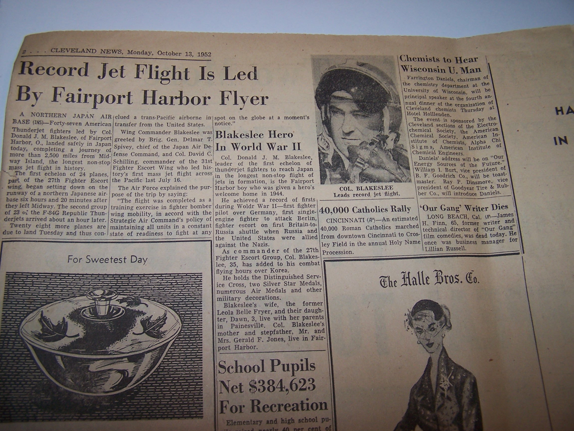 Image 2 of Rosenberg Spies Lose Appeal, 1952, Cleveland News Newspaper 