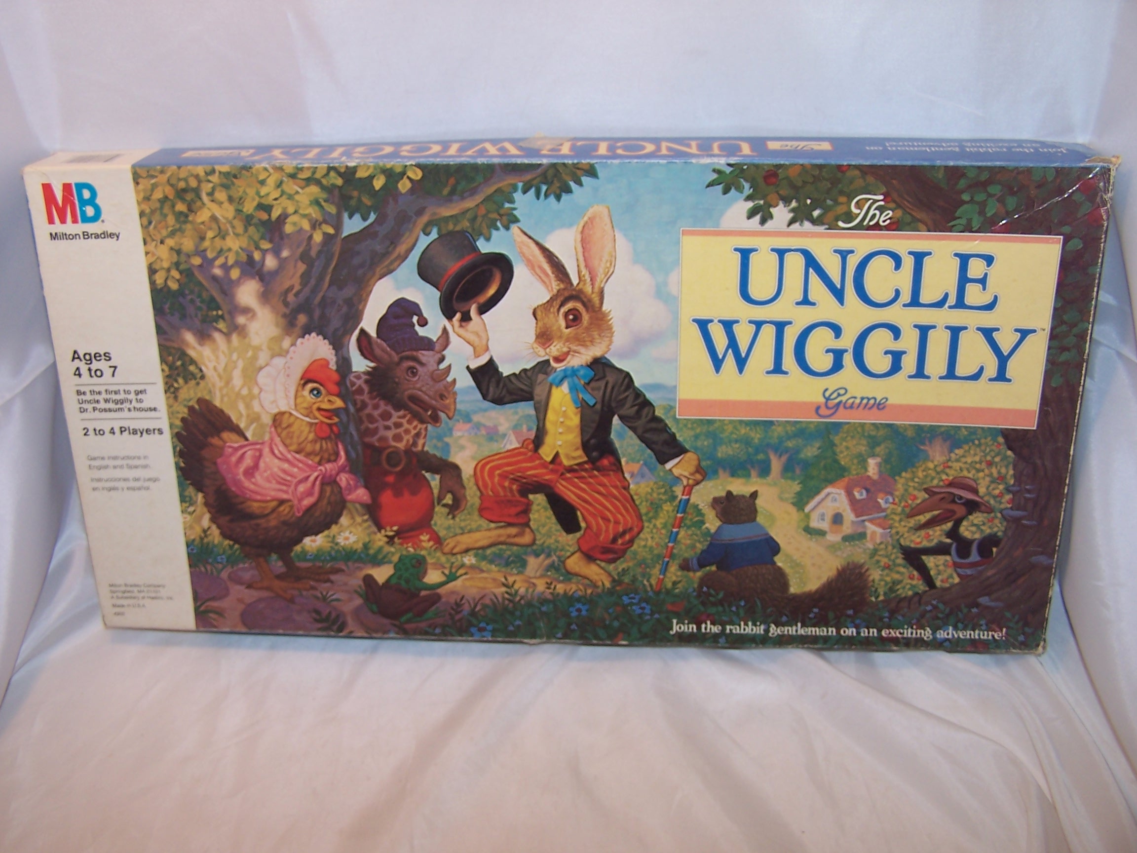 Uncle Wiggily Game, 1988, Milton Bradley