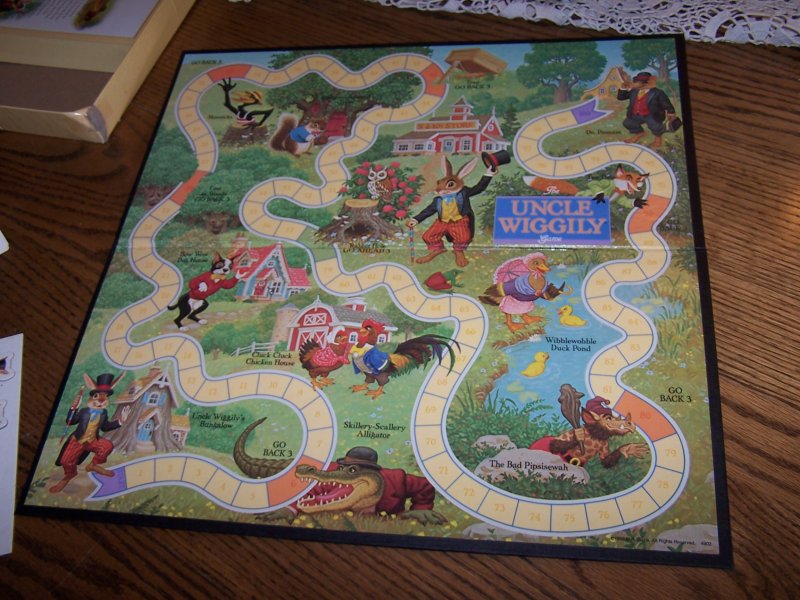 Image 2 of Uncle Wiggily Game, 1988, Milton Bradley