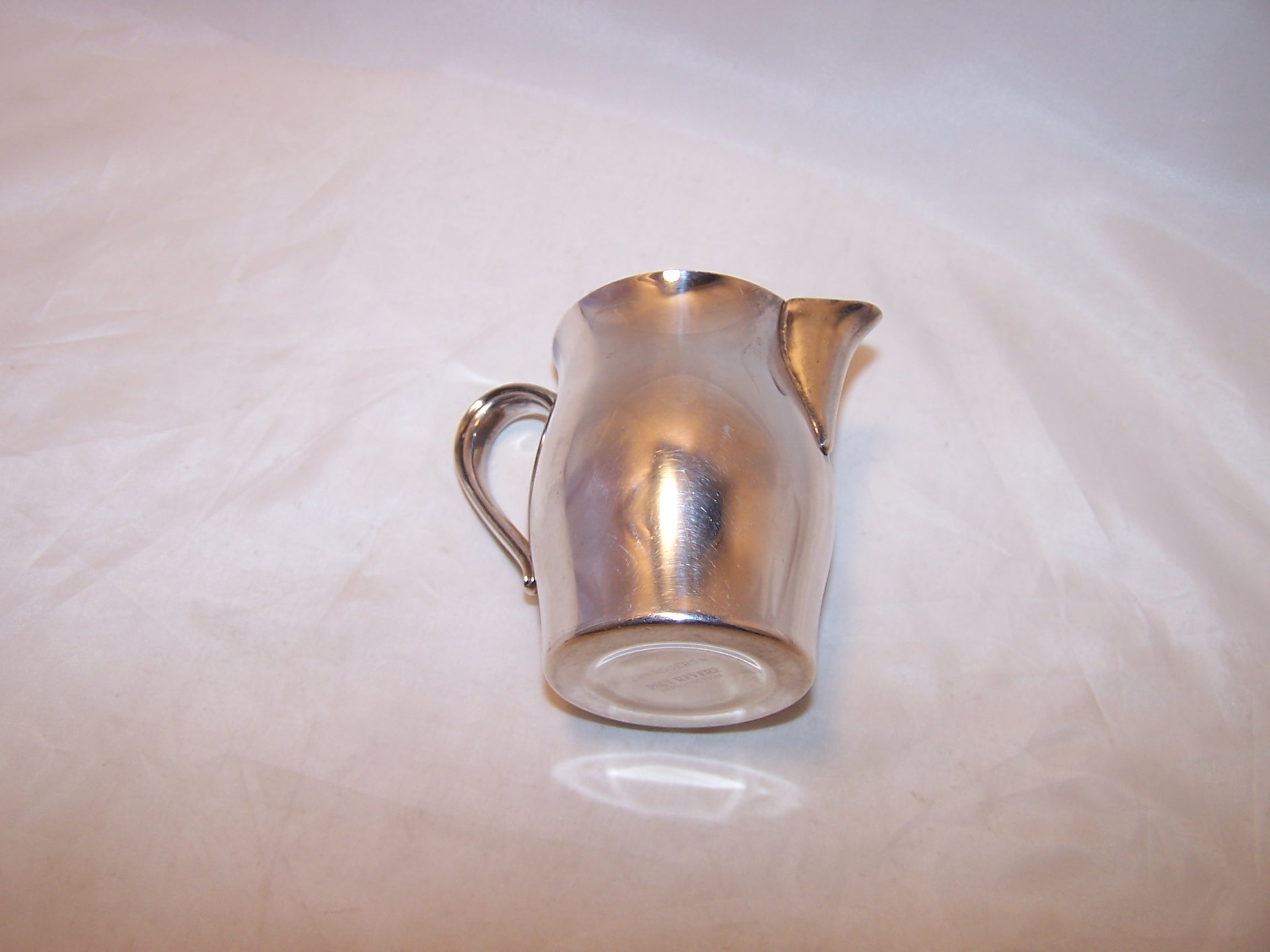 Image 1 of Paul Revere Silverplate Creamer, Reproduction, William Rogers