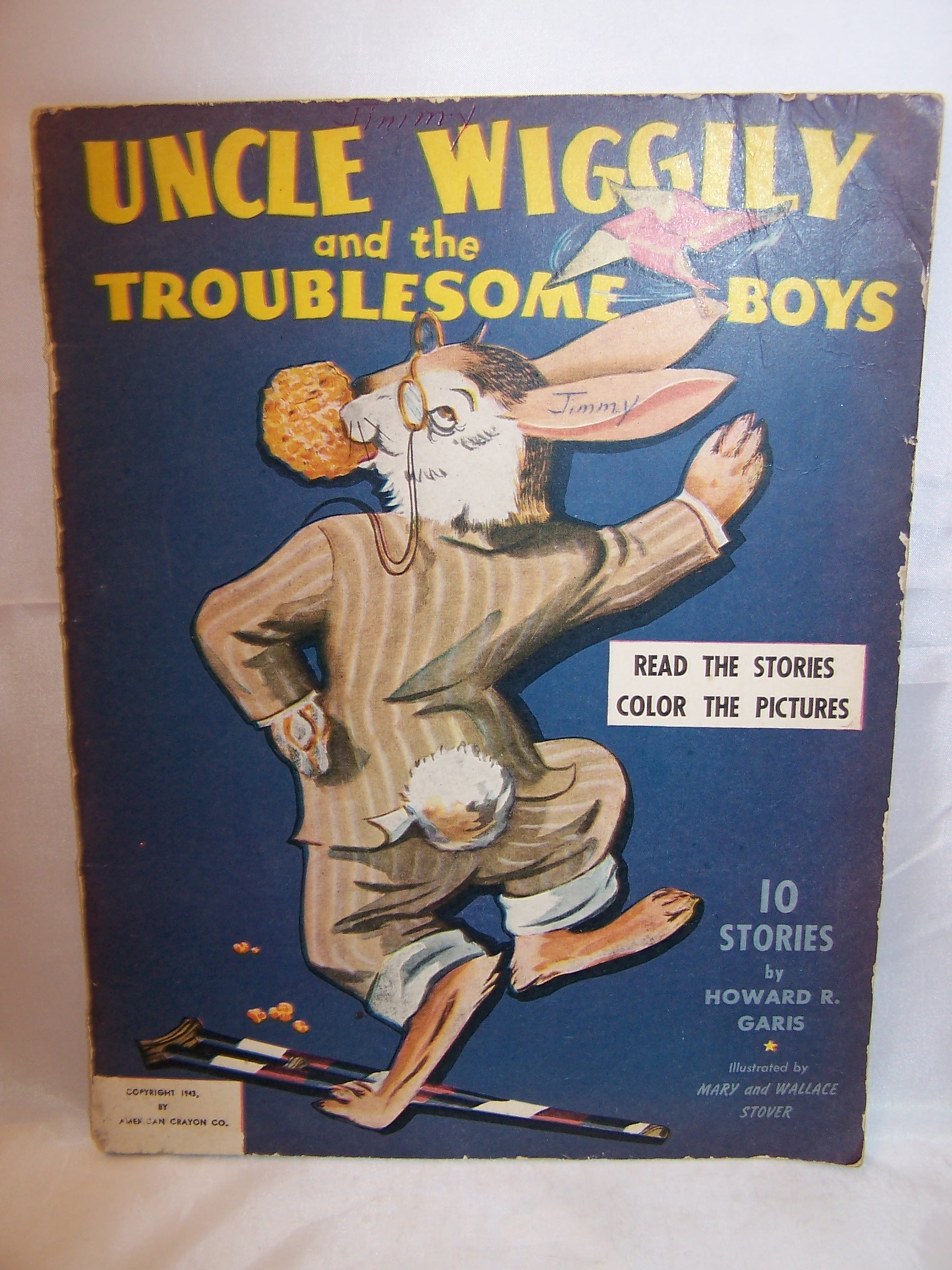 Uncle Wiggily and the Troublesome Boys Coloring and Storybook, 1943