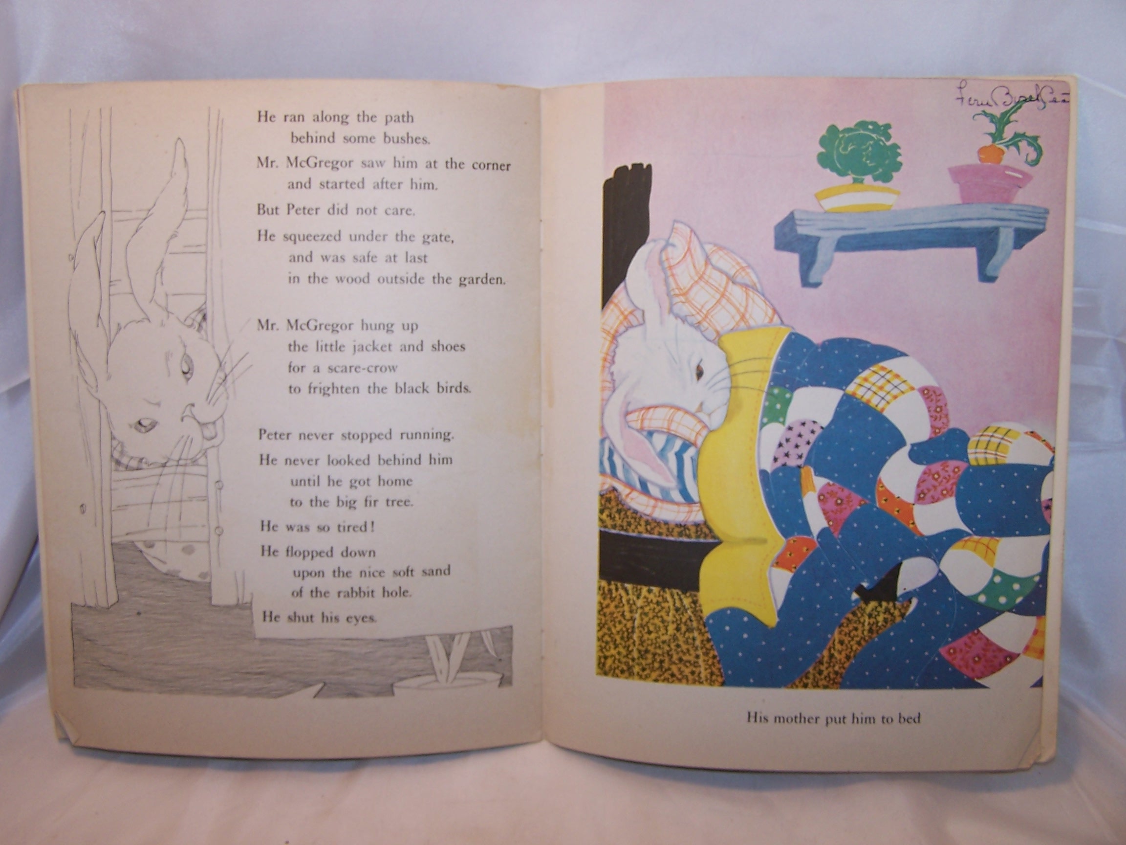Image 7 of Peter Rabbit Book, Storybook, 1946, Aldredge and McKee, Prang Company Publishers