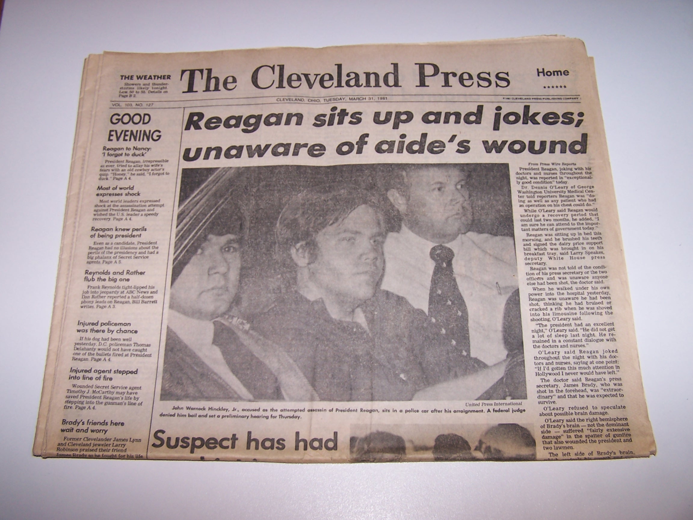 Nixon Resigns, Ford Takes Oath, 1974 Cleveland Plain Dealer