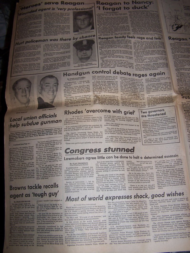 Image 4 of Reagan Jokes Through Night, 1981, Cleveland Press