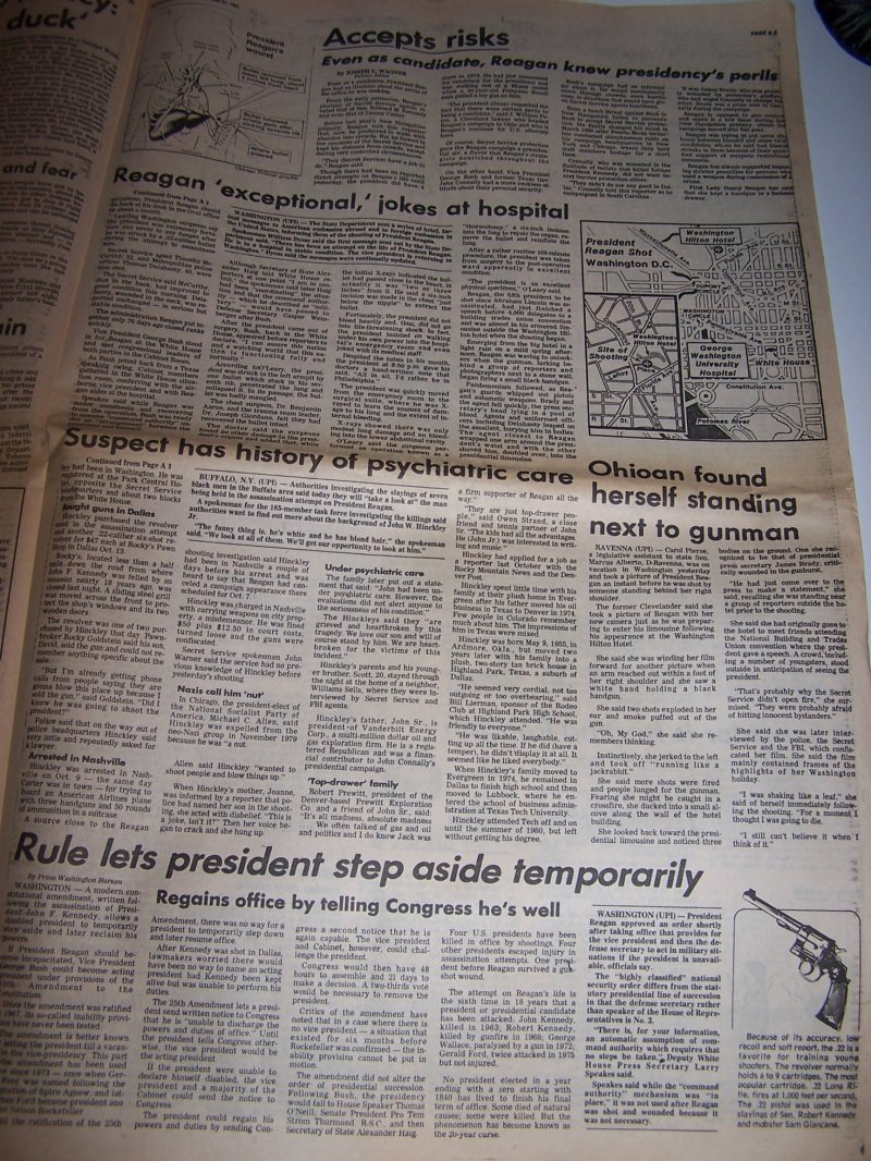 Image 5 of Reagan Jokes Through Night, 1981, Cleveland Press