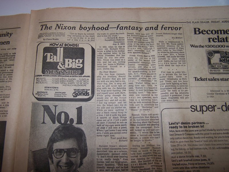 Image 6 of Nixon Resigns, Ford Takes Oath, 1974 Cleveland Plain Dealer