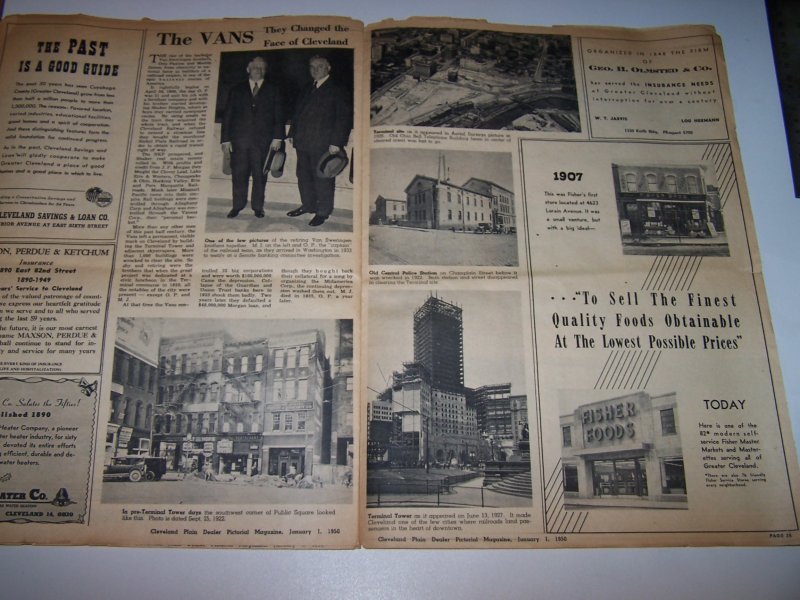 Image 3 of Mid Century Edition Pictorial Magazine, 1950, Cleveland Plain Dealer