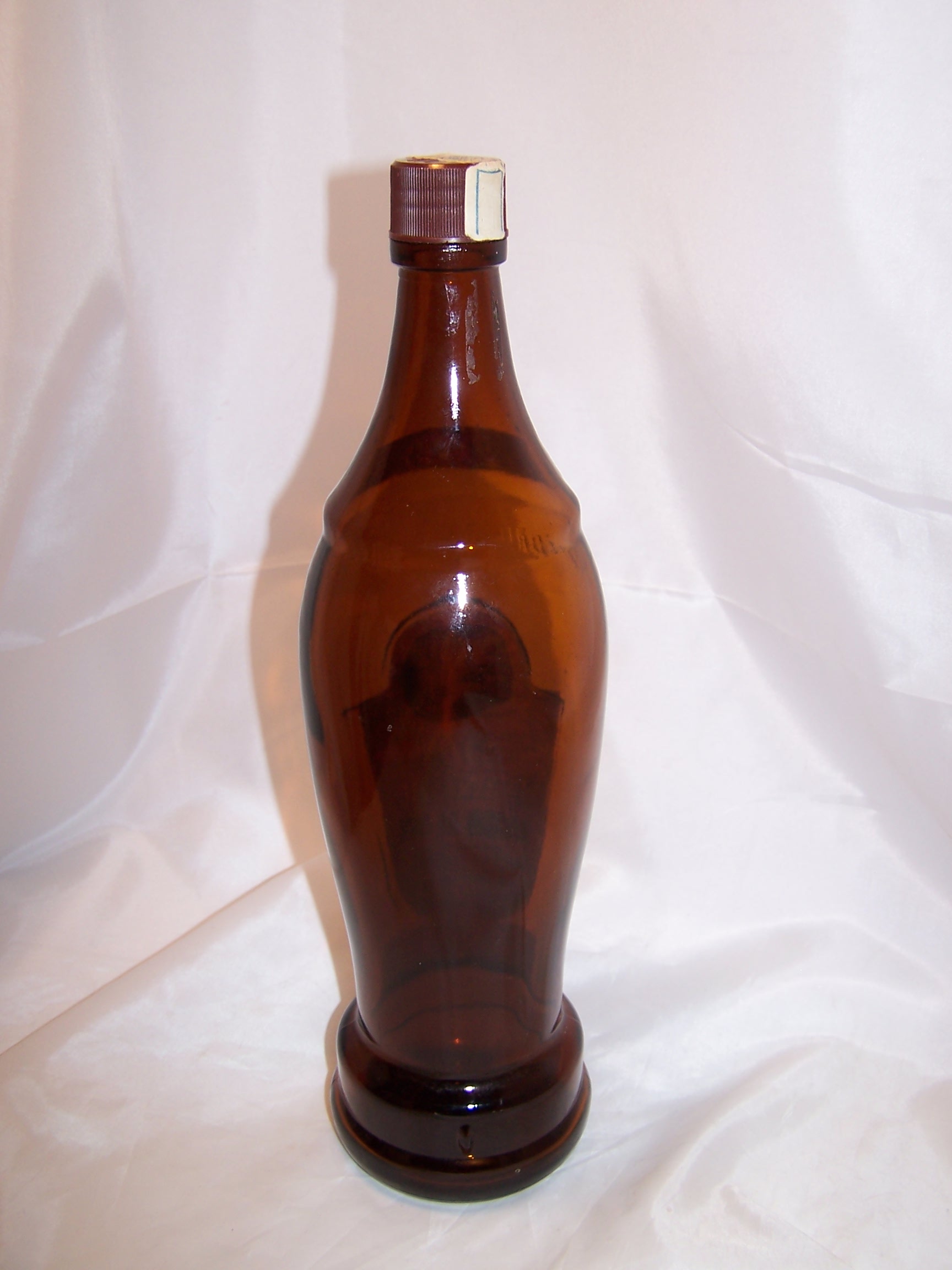Image 3 of Don Pancho Licor de Cafe Brown Bottle, Mexico, Large, Empty