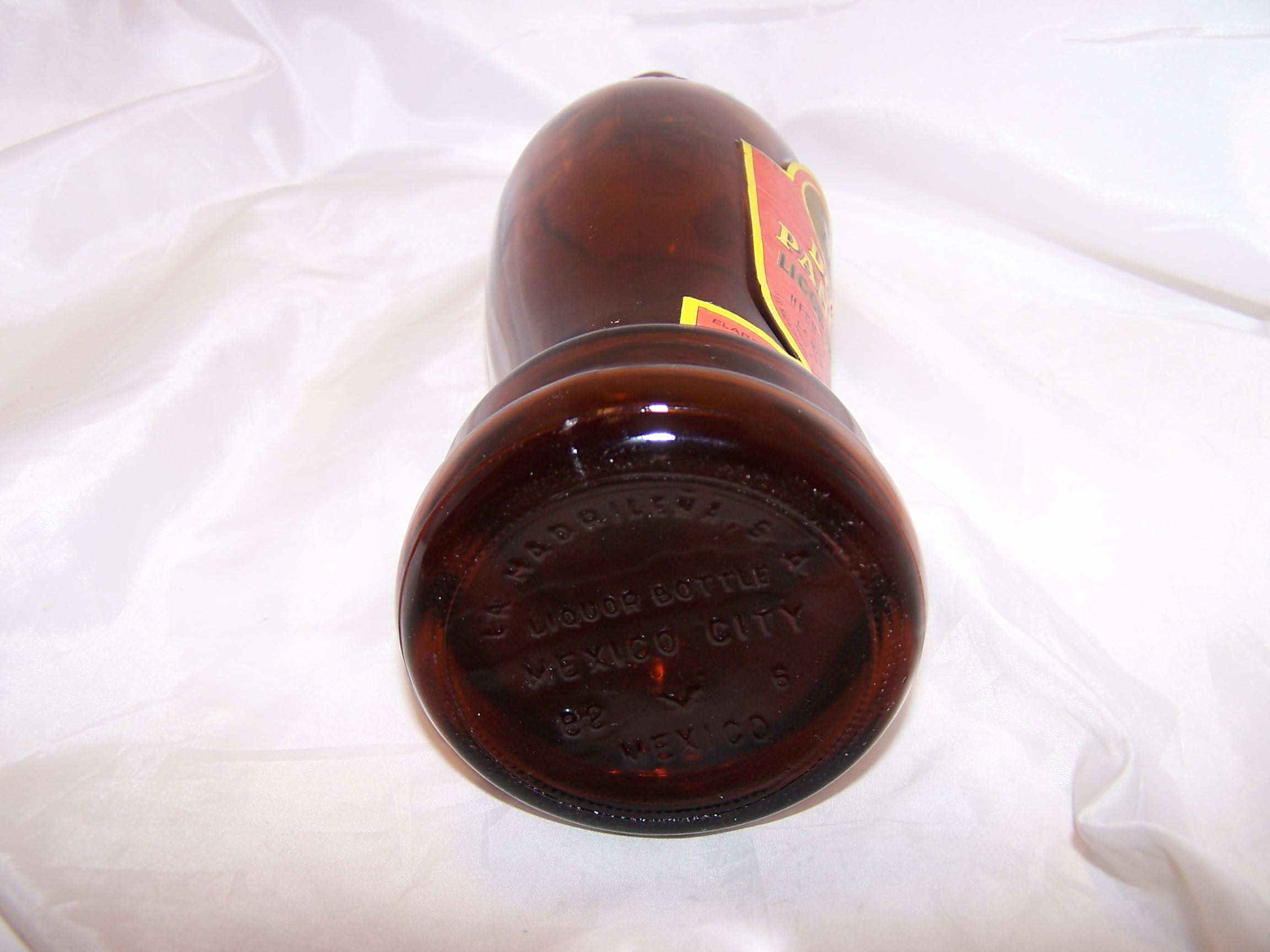 Image 5 of Don Pancho Licor de Cafe Brown Bottle, Mexico, Large, Empty