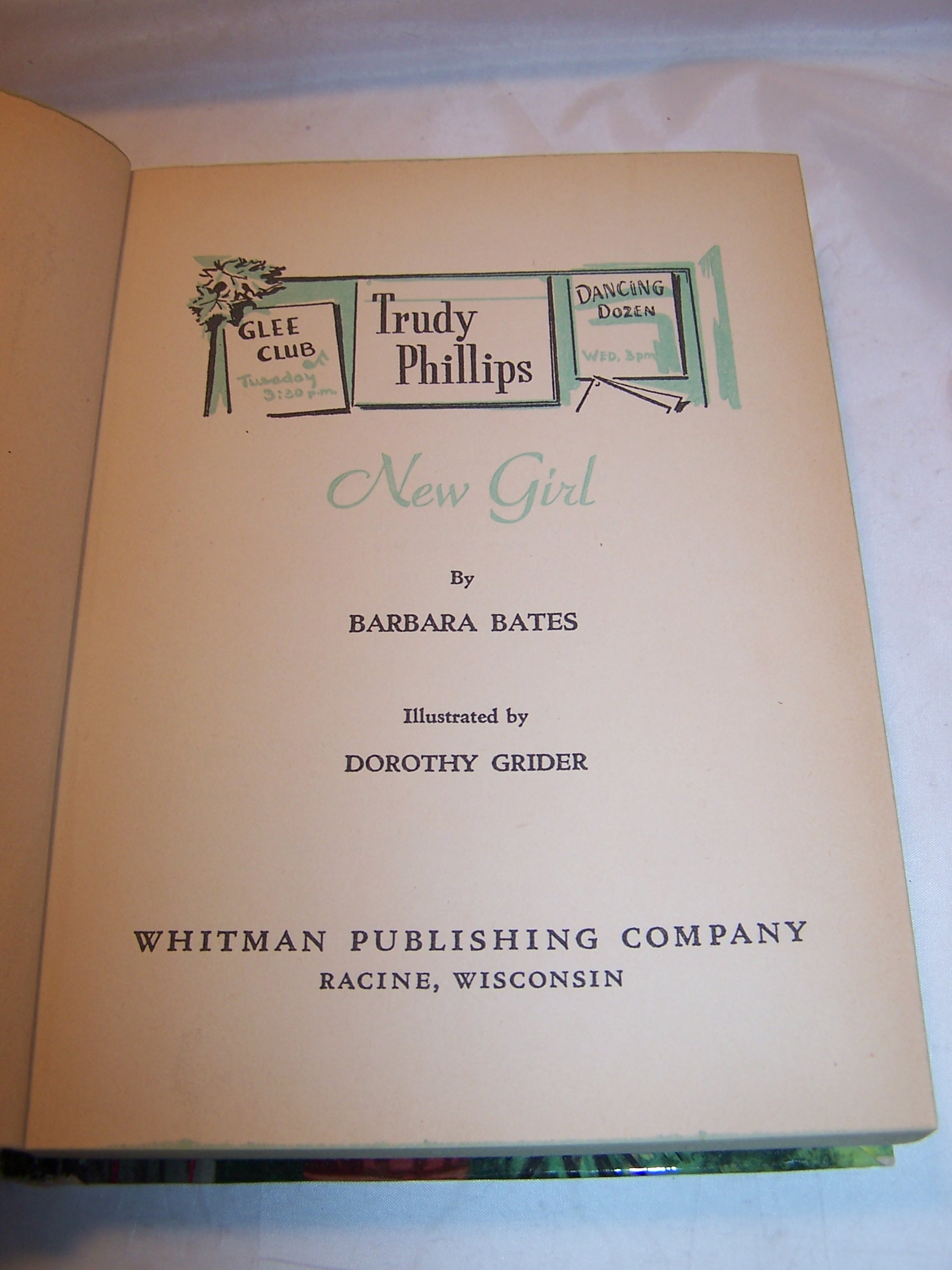 Image 2 of Trudy Phillips, New Girl, Barbara Bates, First Edition