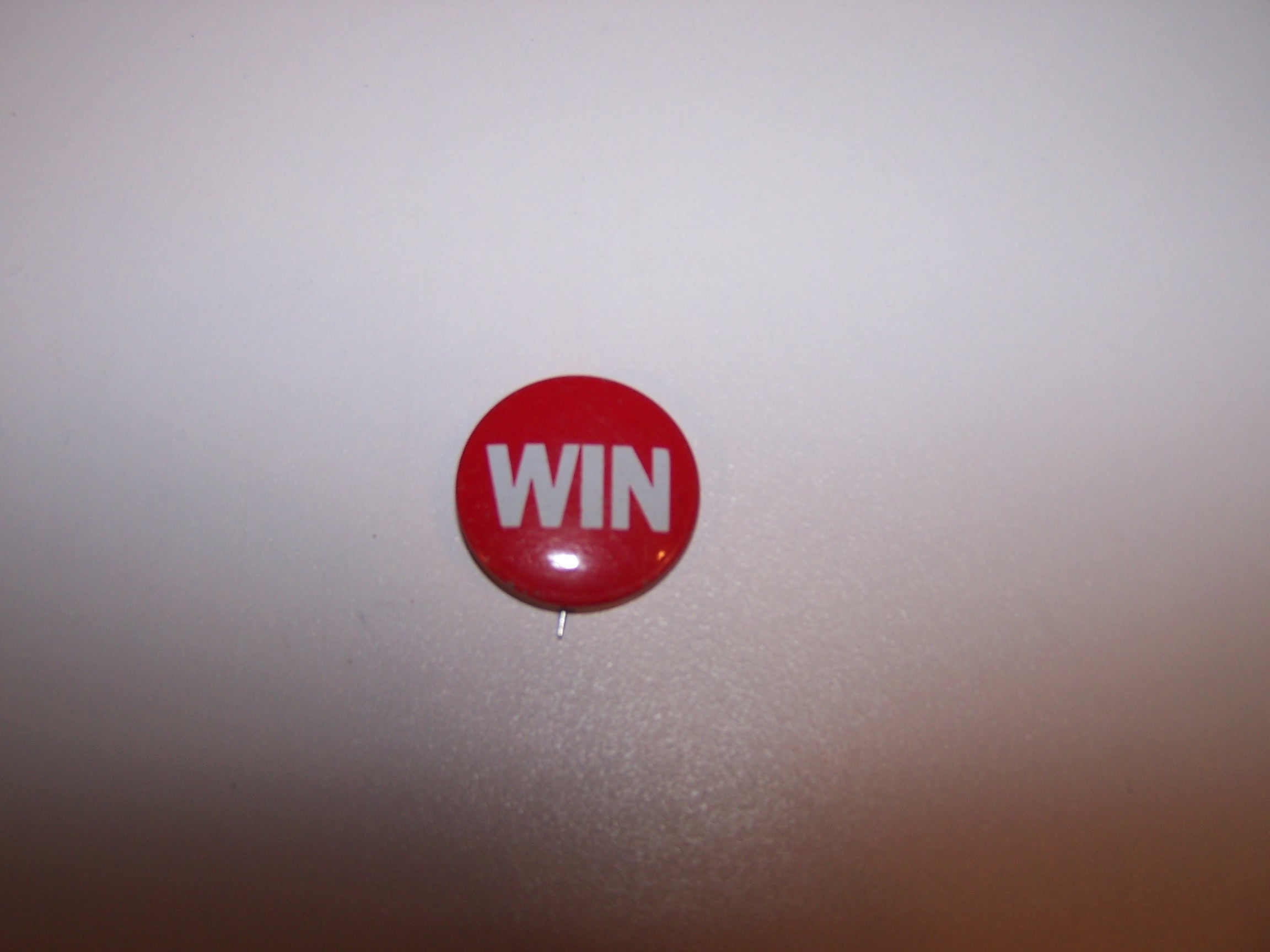 Image 1 of WIN Pinback Button, Original, President Ford Promotion