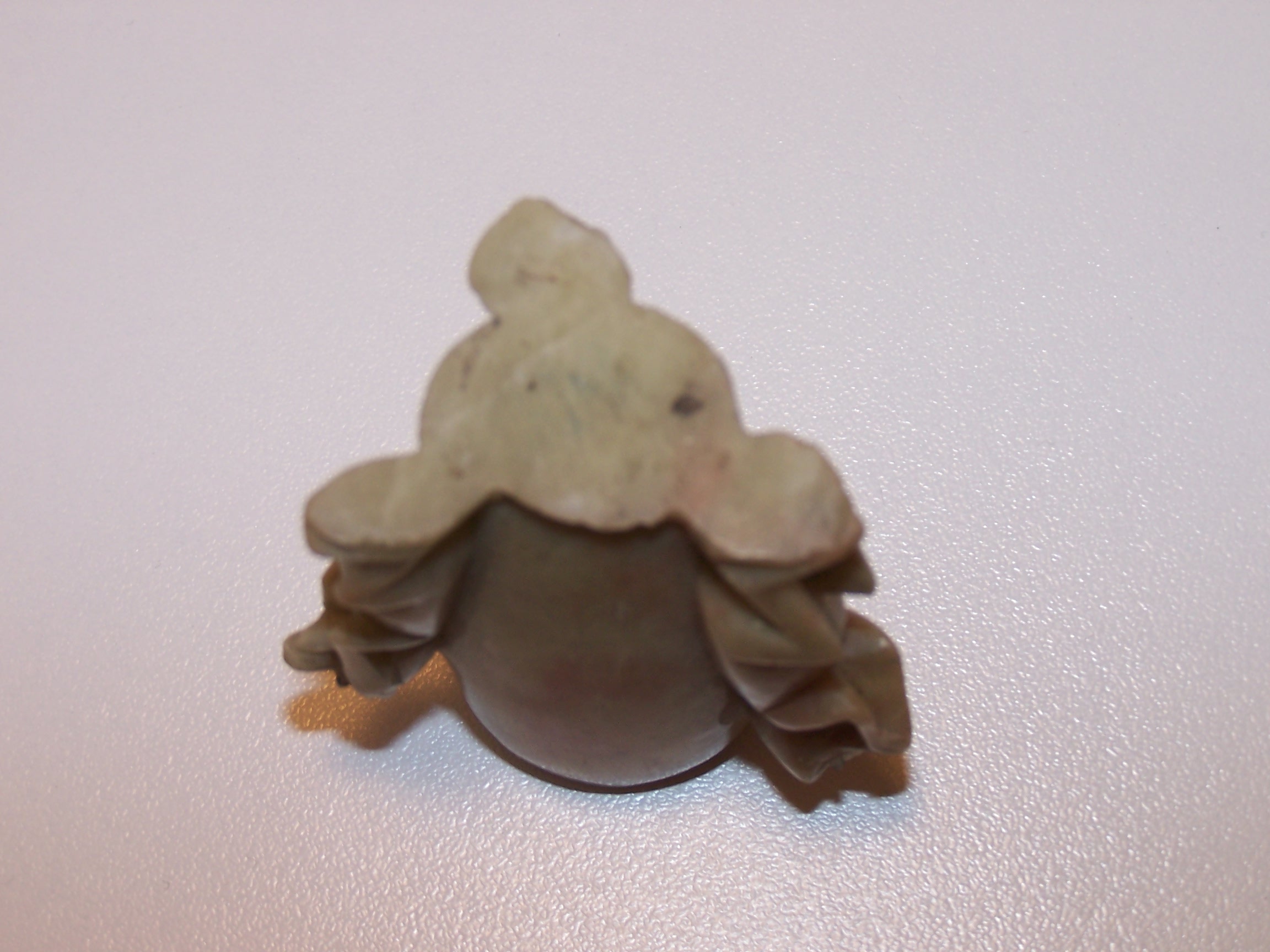 Image 8 of Three Monkey Brush Pot, Toothpick Holder, Soapstone, Hand Carved, Vintage