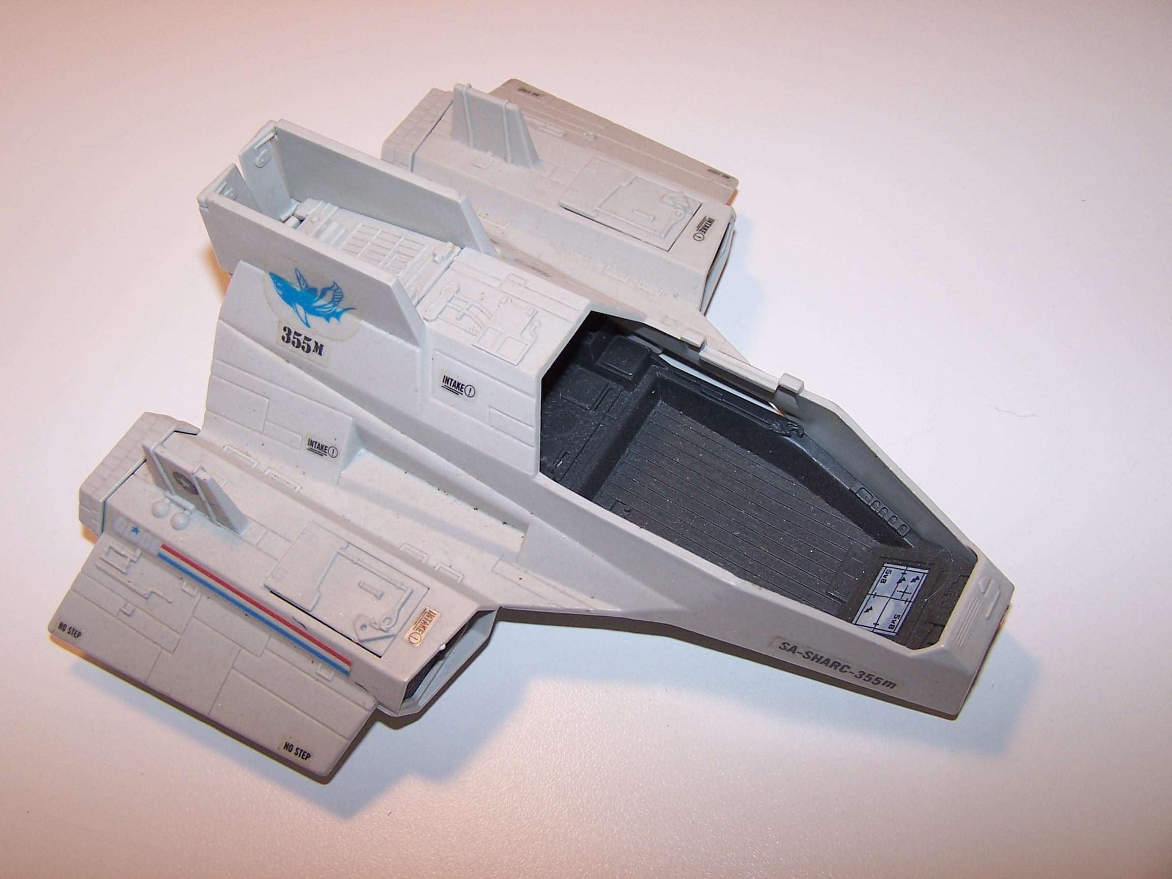 Image 1 of GI Joe Flying Submarine, SHARC, w Box, Hasbro 1984