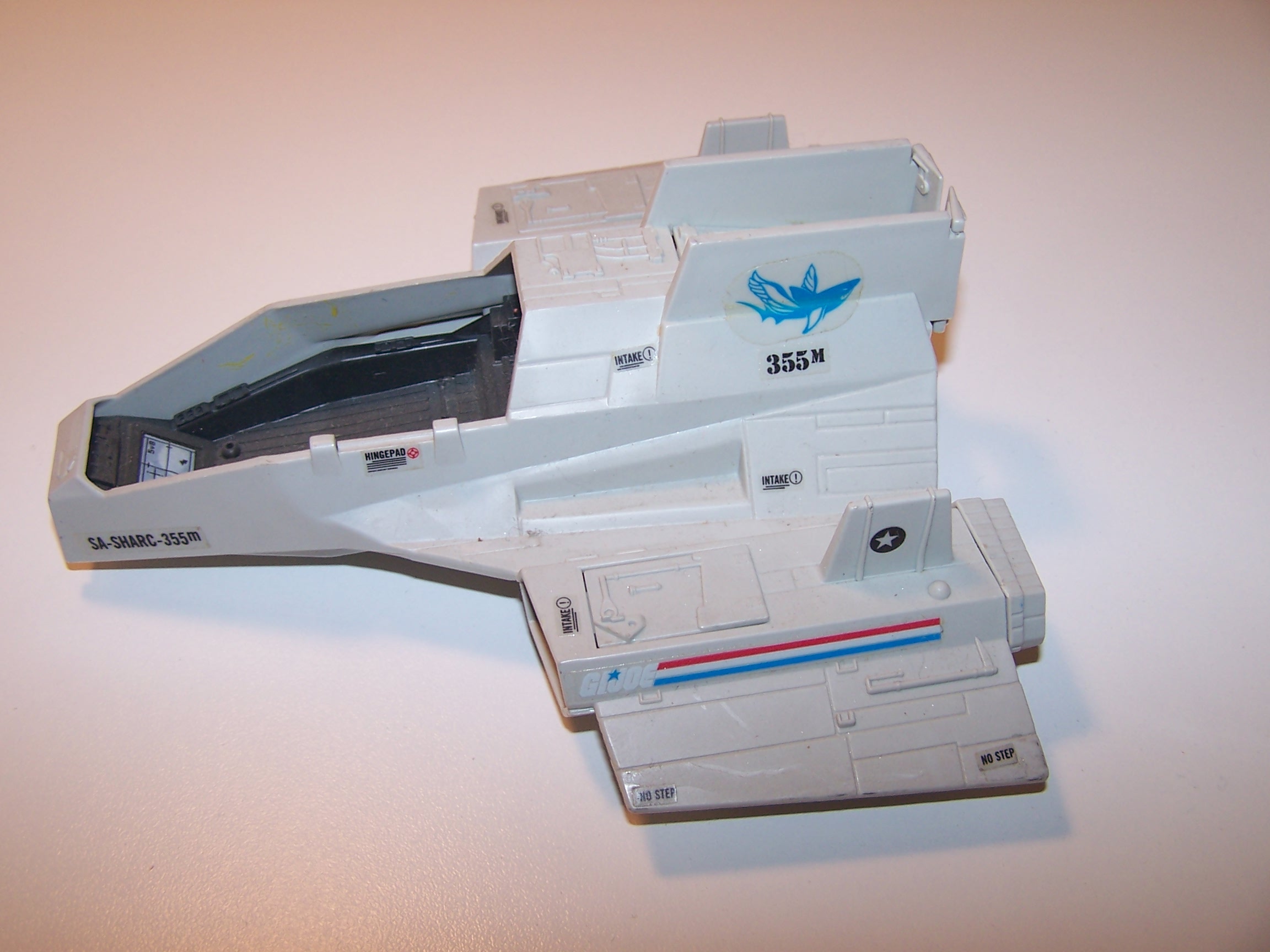 Image 4 of GI Joe Flying Submarine, SHARC, w Box, Hasbro 1984