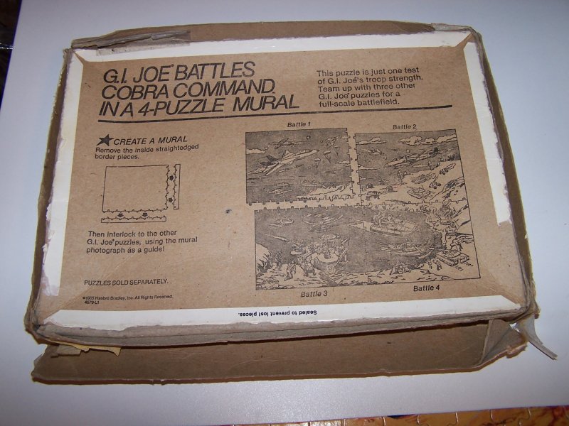 Image 6 of GI Joe Puzzle, Battle 4 Mural Puzzle, 221 Pieces, 1985