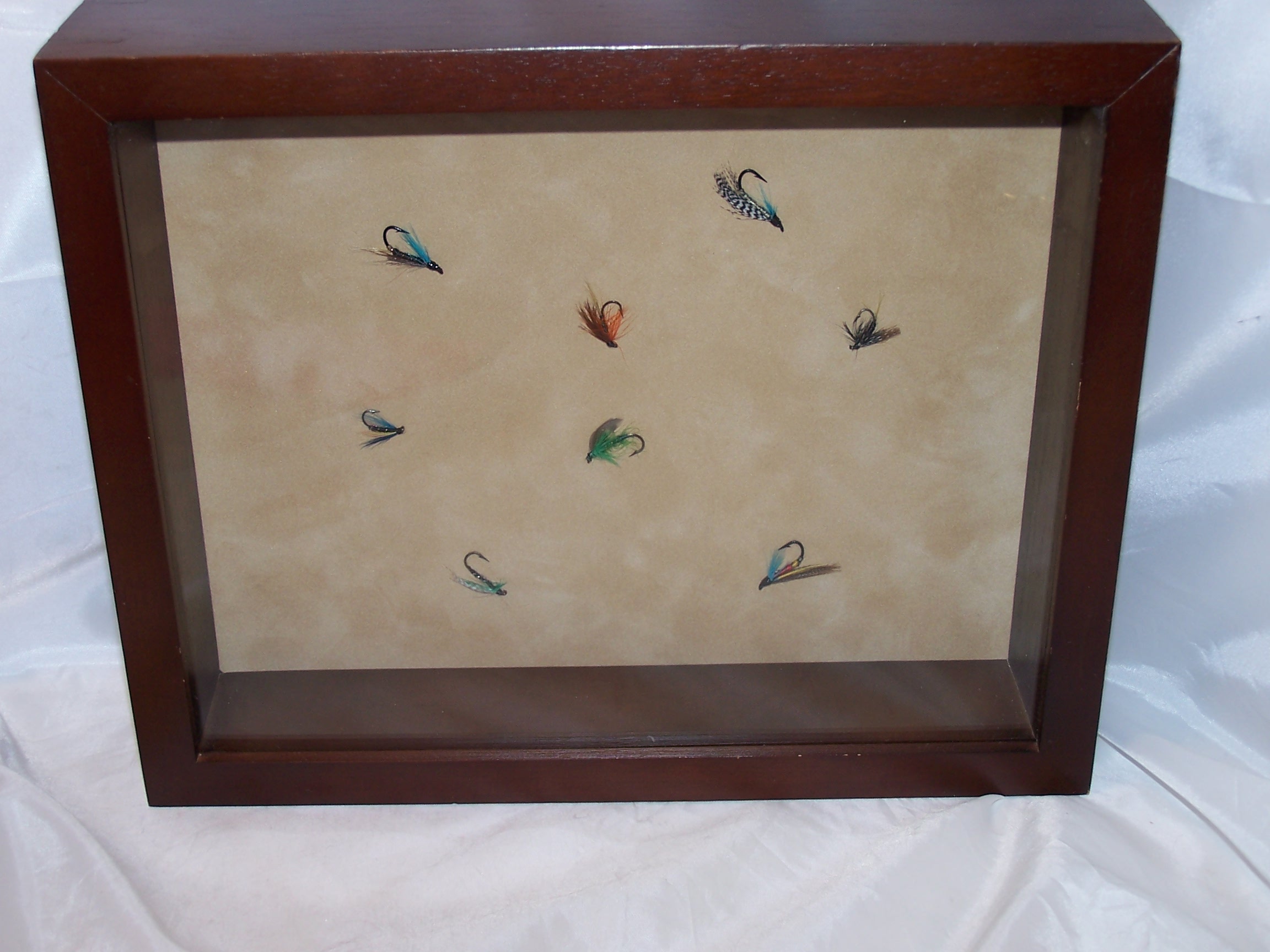 Image 1 of Fly Fishing Lures in Display Frame