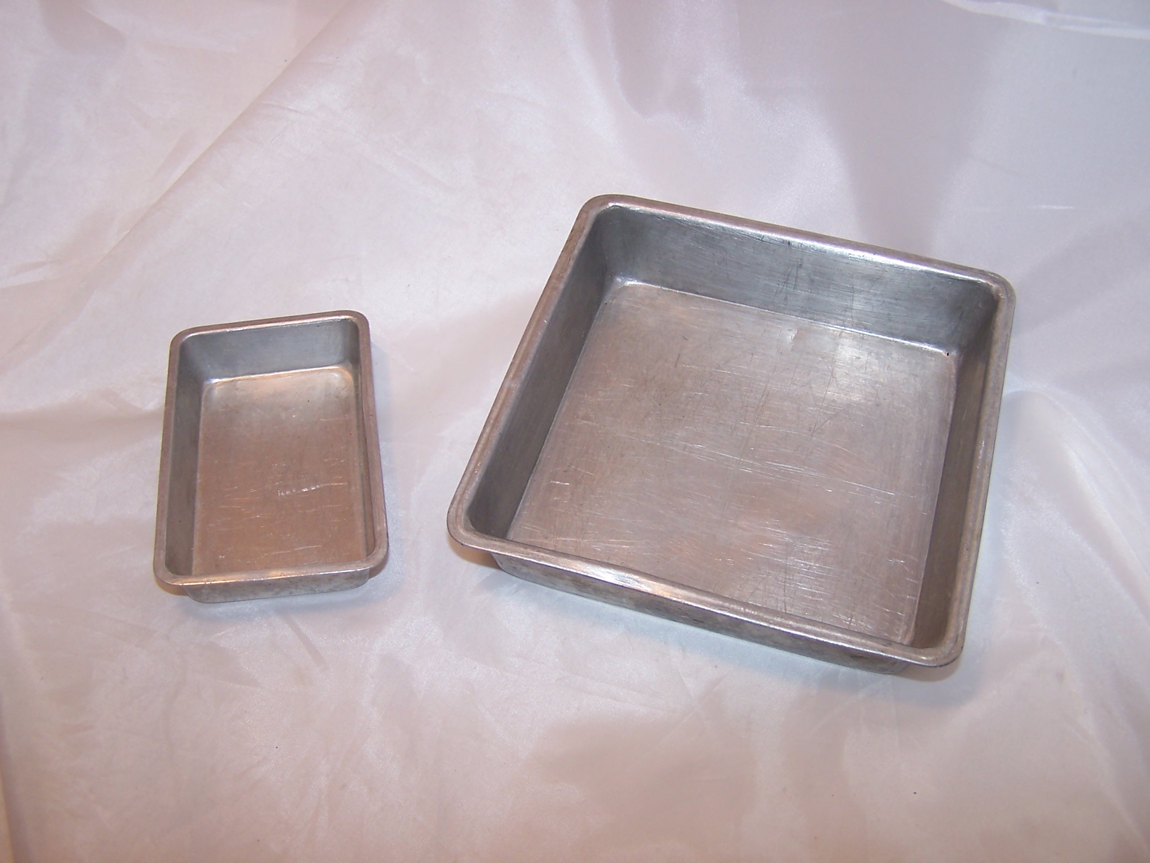 Toy Baking Pan, Pie Pan, Mold Childs Cookware, Aluminum