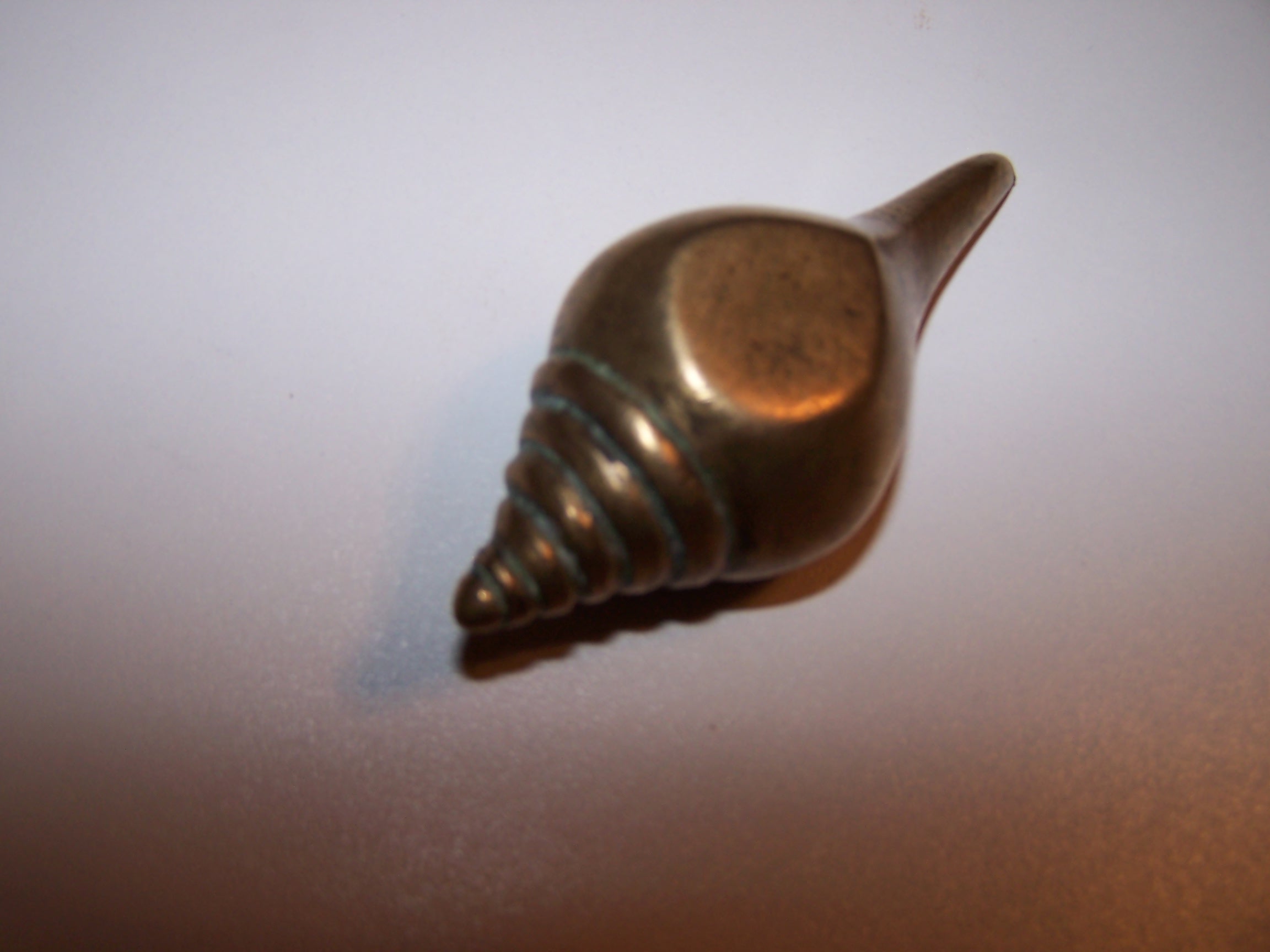 Image 5 of Toothpick Holder Seashell Brass