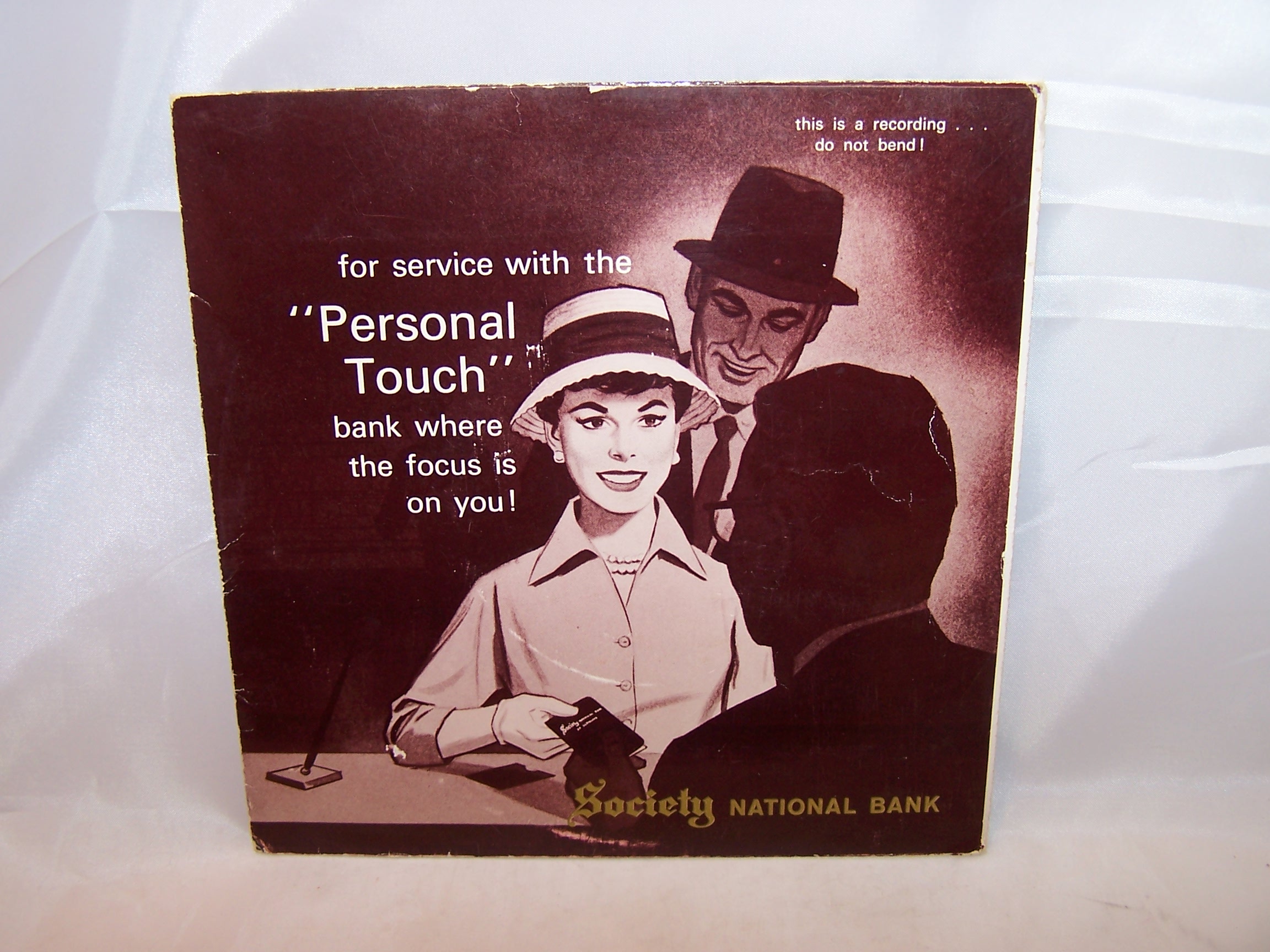 Society Bank Record Sleeve