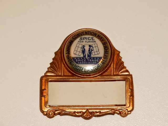 1938 Spice Convention Pinback