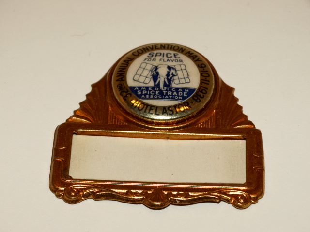 Image 2 of Spice Convention Pinback, 1938, Original