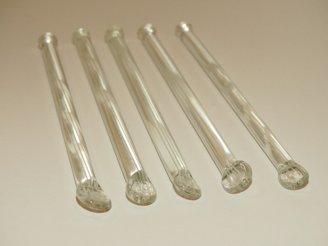 Swizzle Sticks Pinstripe Glass