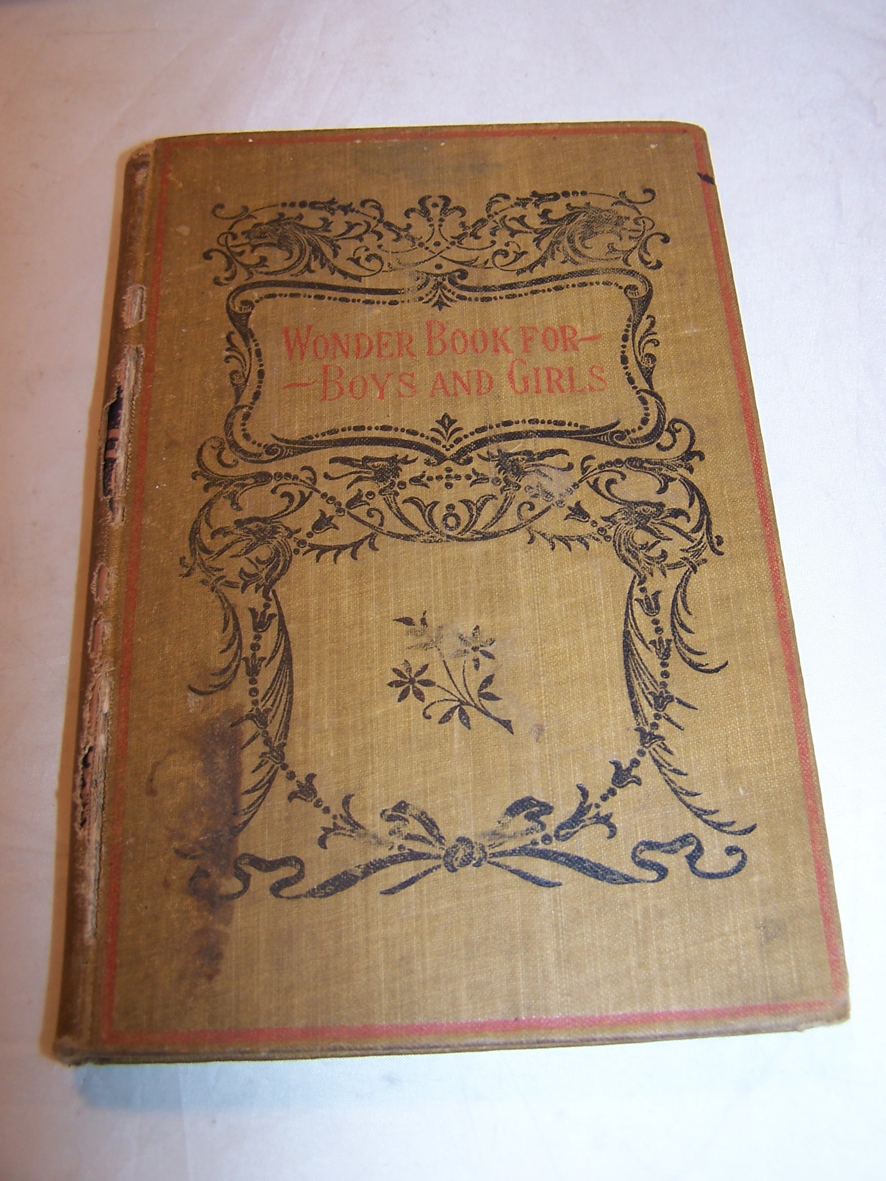 Wonder Book for Boys and Girls, Hawthorne, First Edition, Donohue and Co.