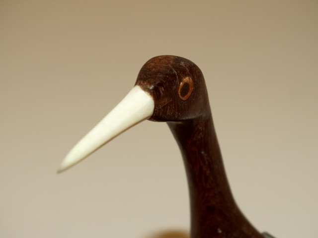 Image 5 of Bird, Abalone, Wood, Copper Figurine, Handmade