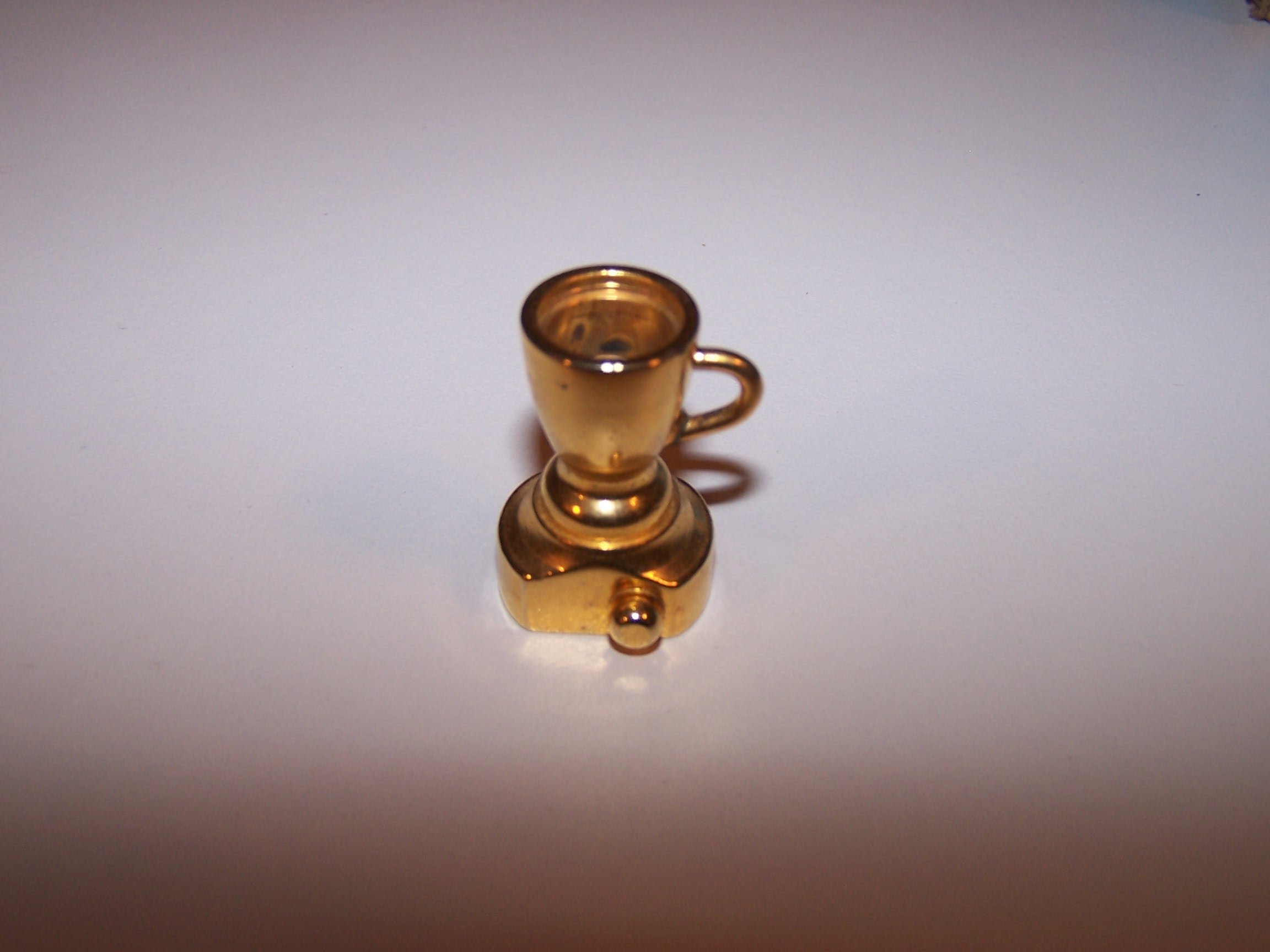 Image 3 of Dollhouse Brass Trophy, Miniature