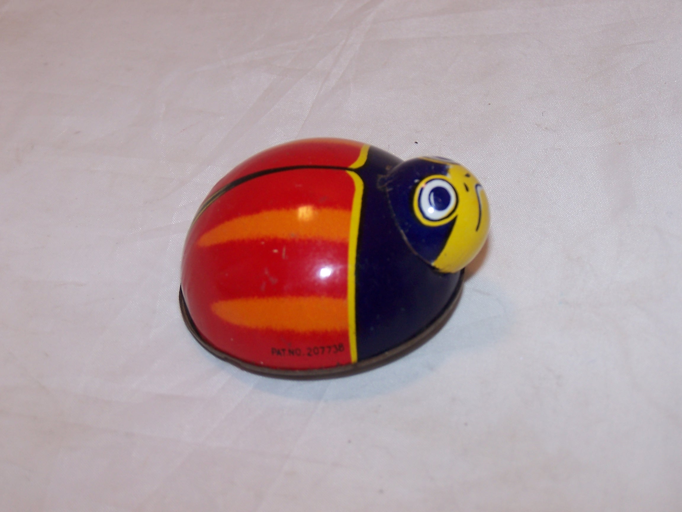 Image 1 of Tin Ladybug Toy, Vintage, Japan