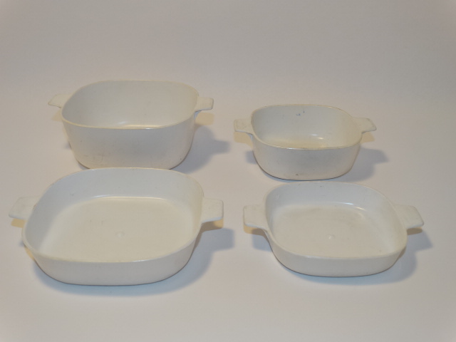 Image 3 of Toy Corningware Blue Cornflower Dishes, Childs Cookware, Plastic