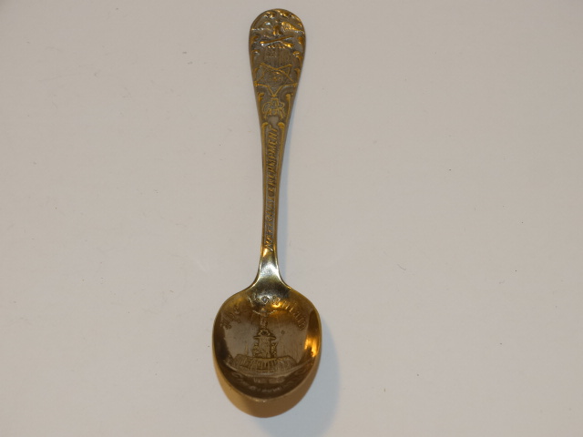 Union Army Souvenir Spoon, Encampment 1898 The Fountain 