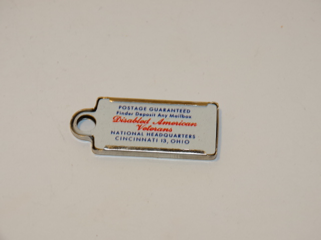 Image 1 of License Plate Key Chain, 1960, ME 401