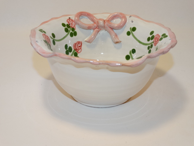 Image 1 of II Laboratorio Italiano Pink Rose Bowl