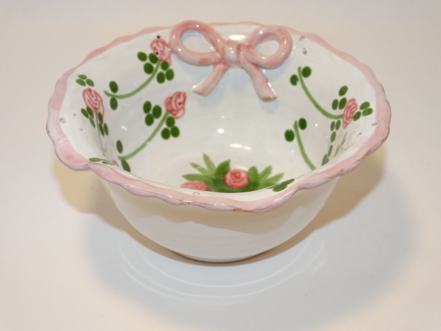 Image 2 of II Laboratorio Italiano Pink Rose Bowl