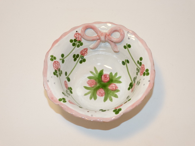 Image 3 of II Laboratorio Italiano Pink Rose Bowl