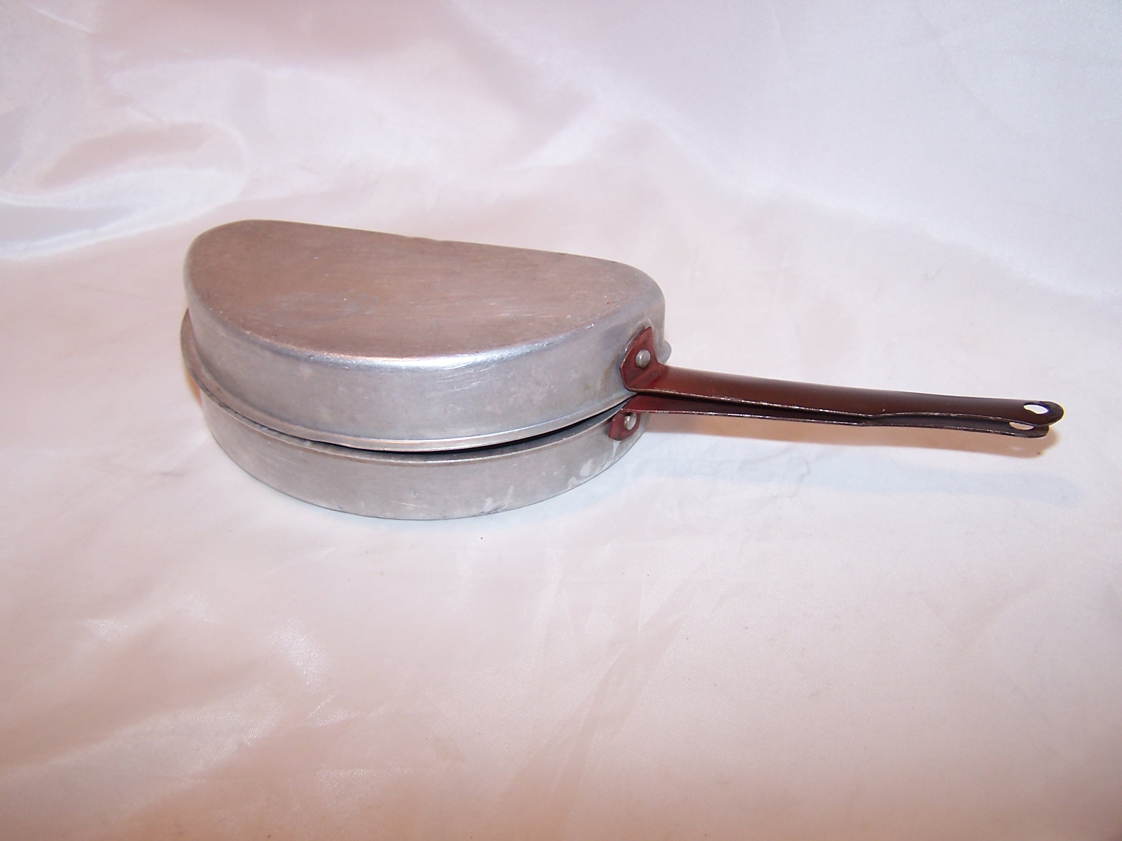 Toy Omelete Pan, Aluminum, Vintage Childs Toy