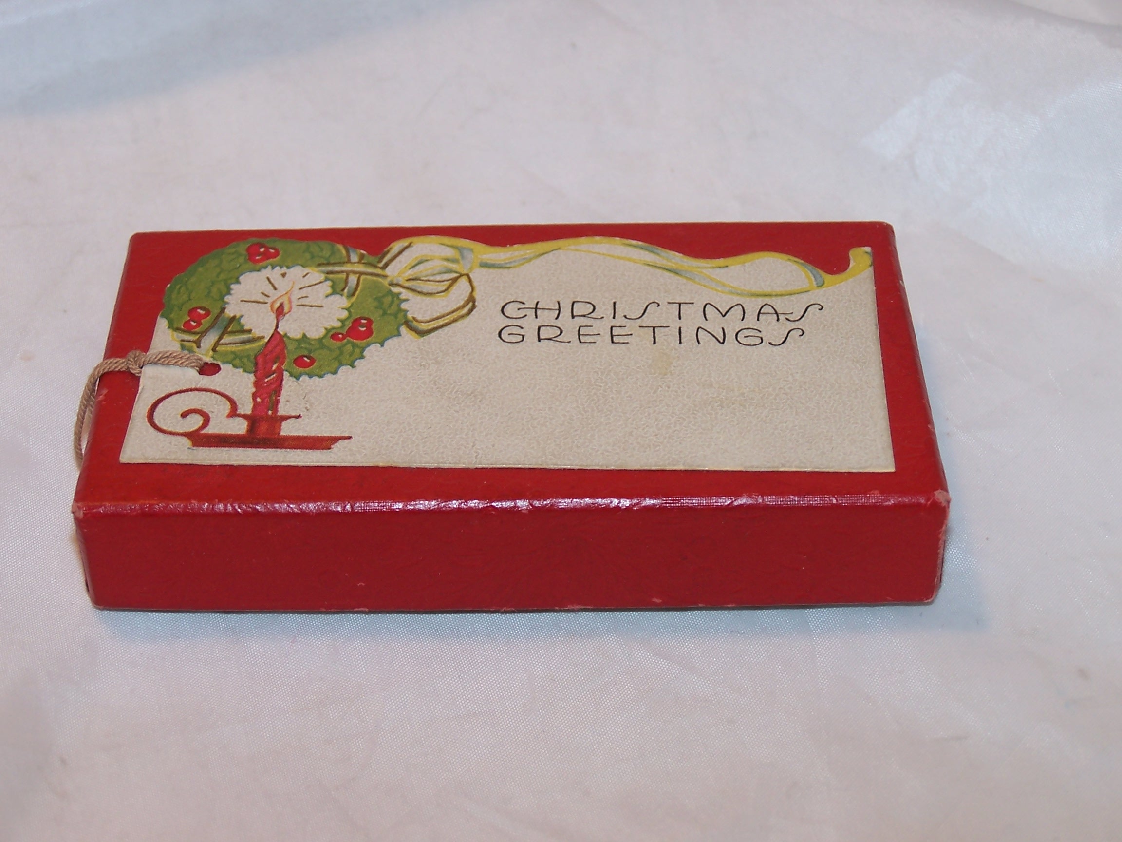 Image 1 of Christmas Tags Box, Vintage