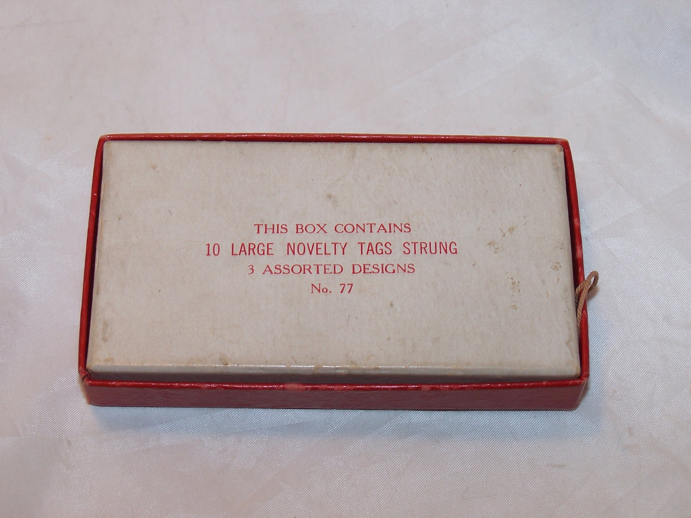 Image 4 of Christmas Tags Box, Vintage