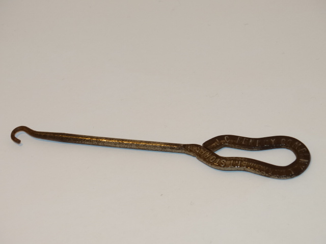 Image 2 of Button Hook, JC Penney, Metal, Antique