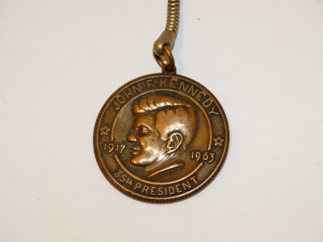 JFK Memorial Keychain, 1963