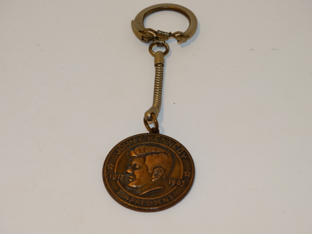 Image 1 of Keychain JFK Memorial Keyring 1963