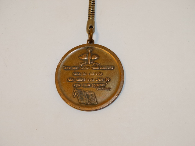 Image 2 of Keychain JFK Memorial Keyring 1963