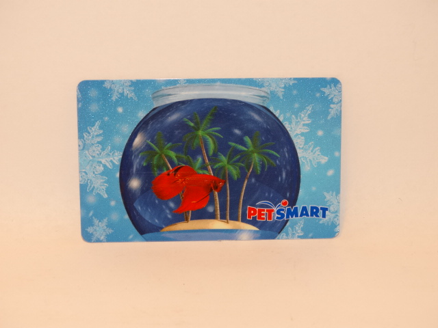 Petsmart Gift Card, Betta Fish in Bowl, ZERO Balance